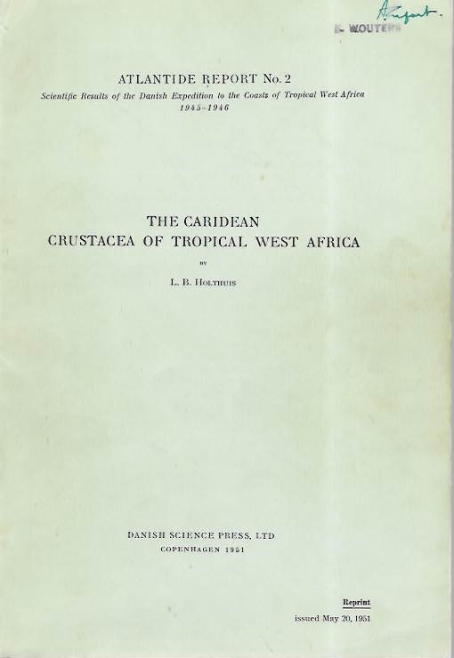 Holthuis, L.B. - The Caridean Crustacea of Tropical West Africa