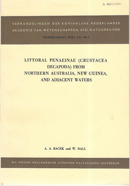 Racek, A.A.; Dall, W. - Littoral Penaeinae (Crustacea, Decapoda) from Northern Australia, New Guinea, and adjacent waters
