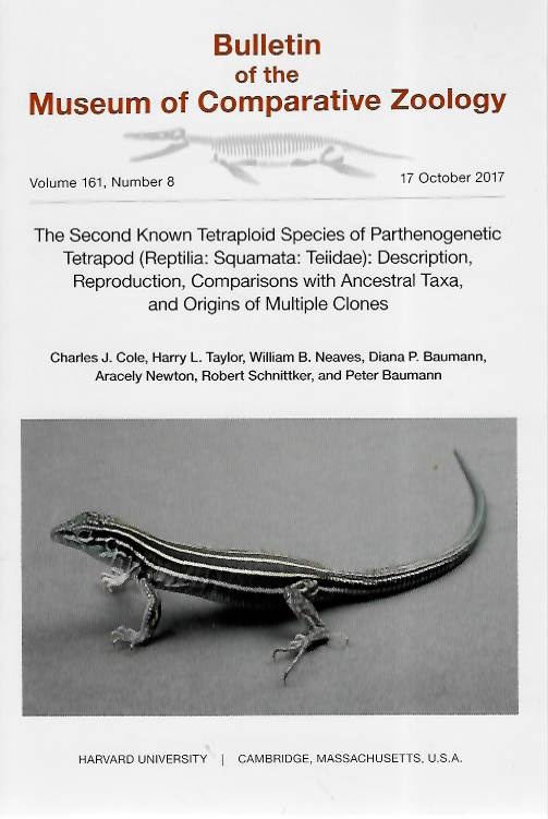 Cole, C.J.; Taylor, H.L.; Neaves, W.B.; Baumann, D.P.; Newton, A.; Schnittker, R.; Baumann, P. - The Second Known Tetraploid Species of Parthenogenetic Tetrapod (Reptilia: Squamata: Teiidae): Description, Reproduction, Comparisons with Ancestral Taxa, and Origins of Multiple Clones