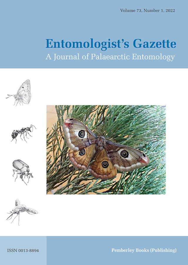 - Entomologist's Gazette Vol. 73 (Pt 1-3)