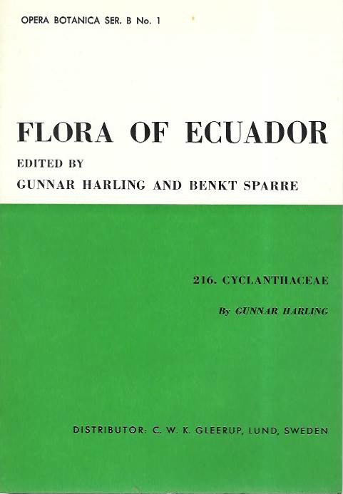 Harling, G. - Flora of Ecuador 216. Cyclanthaceae