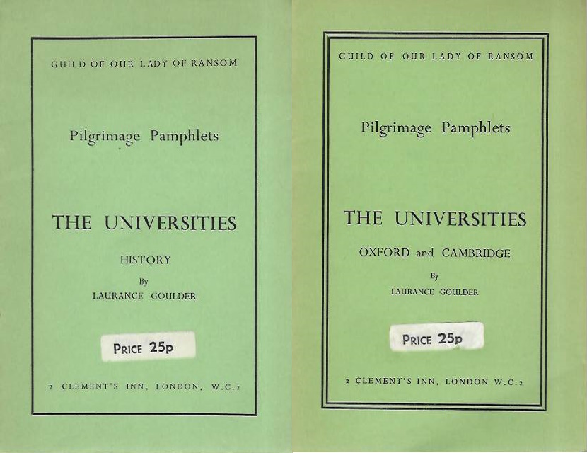 Goulder, Laurance - The Universities Pt. 1-2