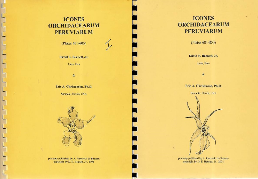 Bennett, D.E.; Chritenson, E.A. - Icones Orchidacearum Peruviarum (Plates 401-800)
