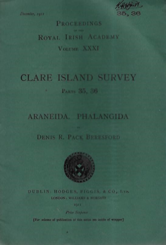 Beresford, D.R.P. - Clare Island Survey Parts 35, 36: Araneida, Phalangida