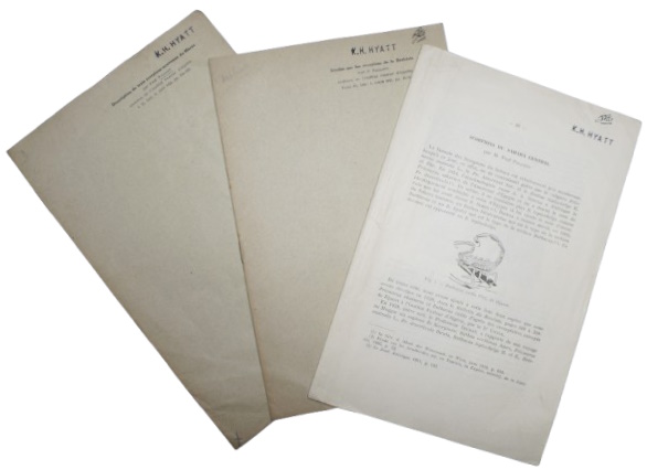 Pallary, Paul - 3 offprints on the scorpions of north Africa