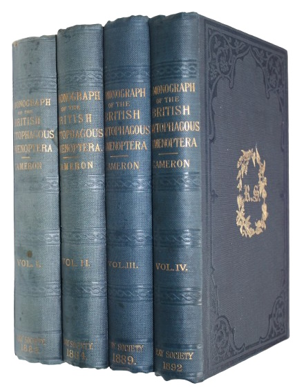 Cameron, P. - A Monograph of the British Phytophagous Hymenoptera (<i>Tenthredo</i>, <i>Sirex</i> and <i>Cynips</i>, Linn). Vol. I-IV
