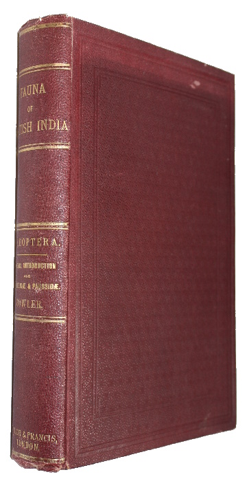 Fowler, W.W. - The Fauna of British India. Coleoptera. General Introduction and Cicindelidae and Paussidae