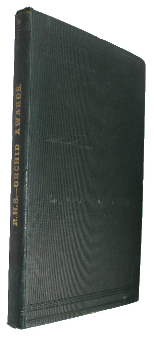 Royal Horticultural Society - List of awards (Orchids) given by the Society from 1859-1899 inclusive