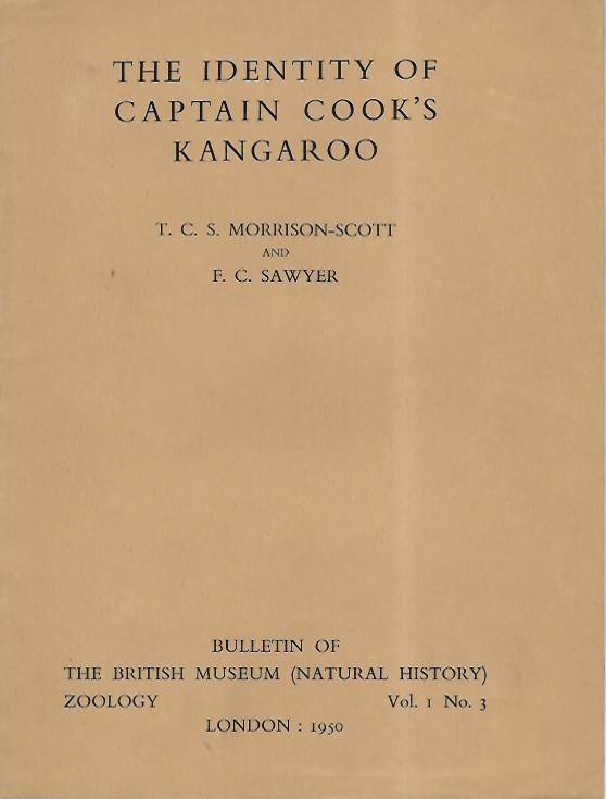 Morrison-Scott, T.C.S.; Sawyer, F.C. - The Identity of Captain Cook's Kangaroo