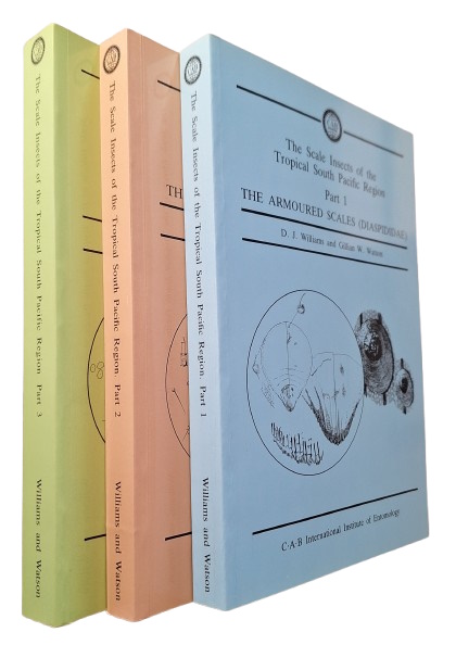 Williams, D.J.; Watson, G.W. - The Scale Insects of the Tropical South Pacific. Pt 1-3