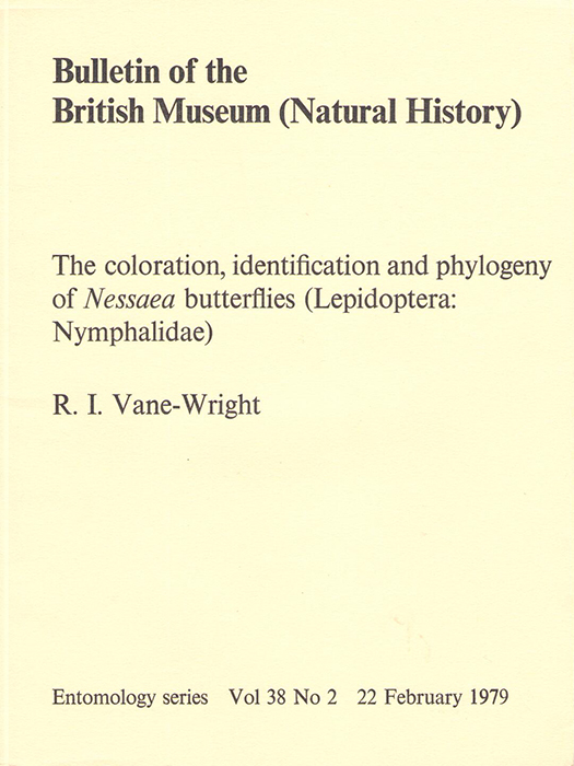 Vane-Wright, R.I. - The Coloration, Identification and Phylogeny of Nessaea Butterflies (Lepidoptera: Nymphalidae)