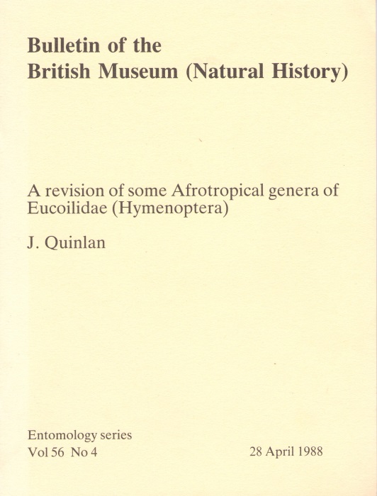 Quinlan, J. - A Revision of some Afrotropical genera of Eucoilidae (Hymenoptera)