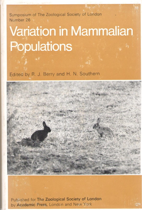 Southern, H.N.; Berry, R.J. - Variation in Mammalian Populations