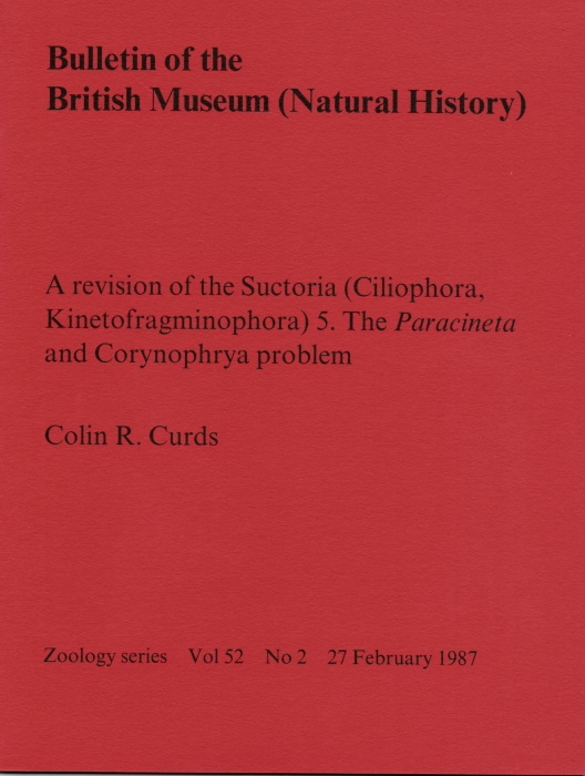 Curds, C.R. - A Revision of the Suctoria (Ciliophora, Kinetofragminophora) 5. The Paracineta and Corynophrya problem