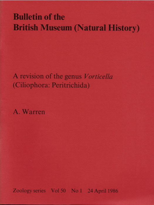 Warren, A. - A revision of the genus Vorticella (Ciliophora: Peritrichida)