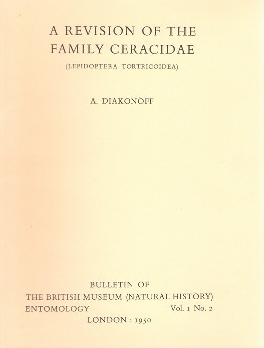 Diakonoff, A. - A Revision of the Family Ceracidae(Lepidoptera Tortricoidea)