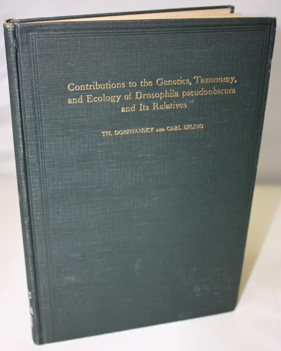 Dobzhansky, T.; Epling, C. - Contributions to the Genetics, Taxonomy, and Ecology of Drosophila pseudoobscura and its Relatives