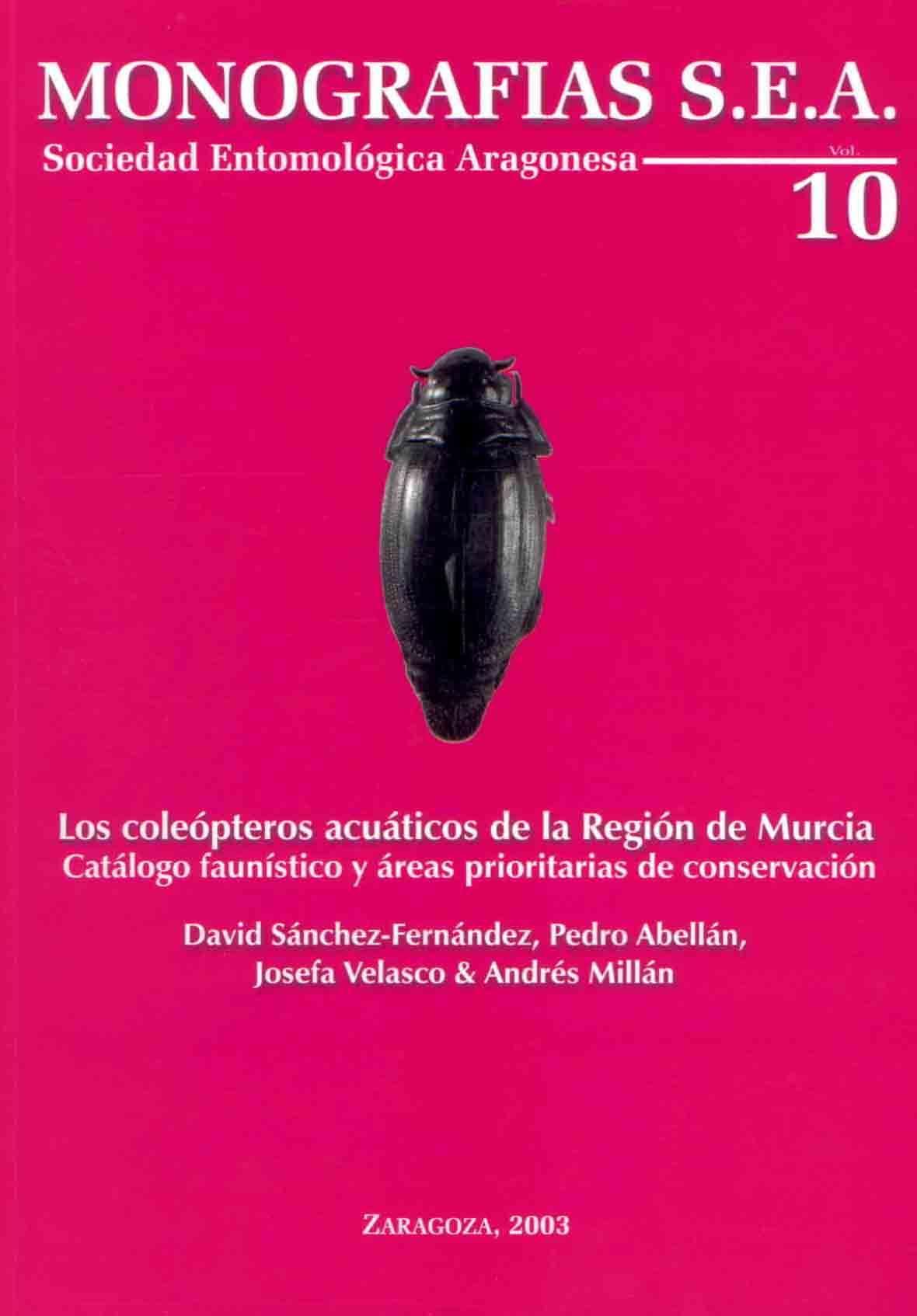 Sanchez-Fernandez, D.; Abellan, P.; Velasco, J.; Millan, A. - Los Coleopteros acuaticos de la Region de Murcia: Catalogo faunistico y areas prioritarias de conservation