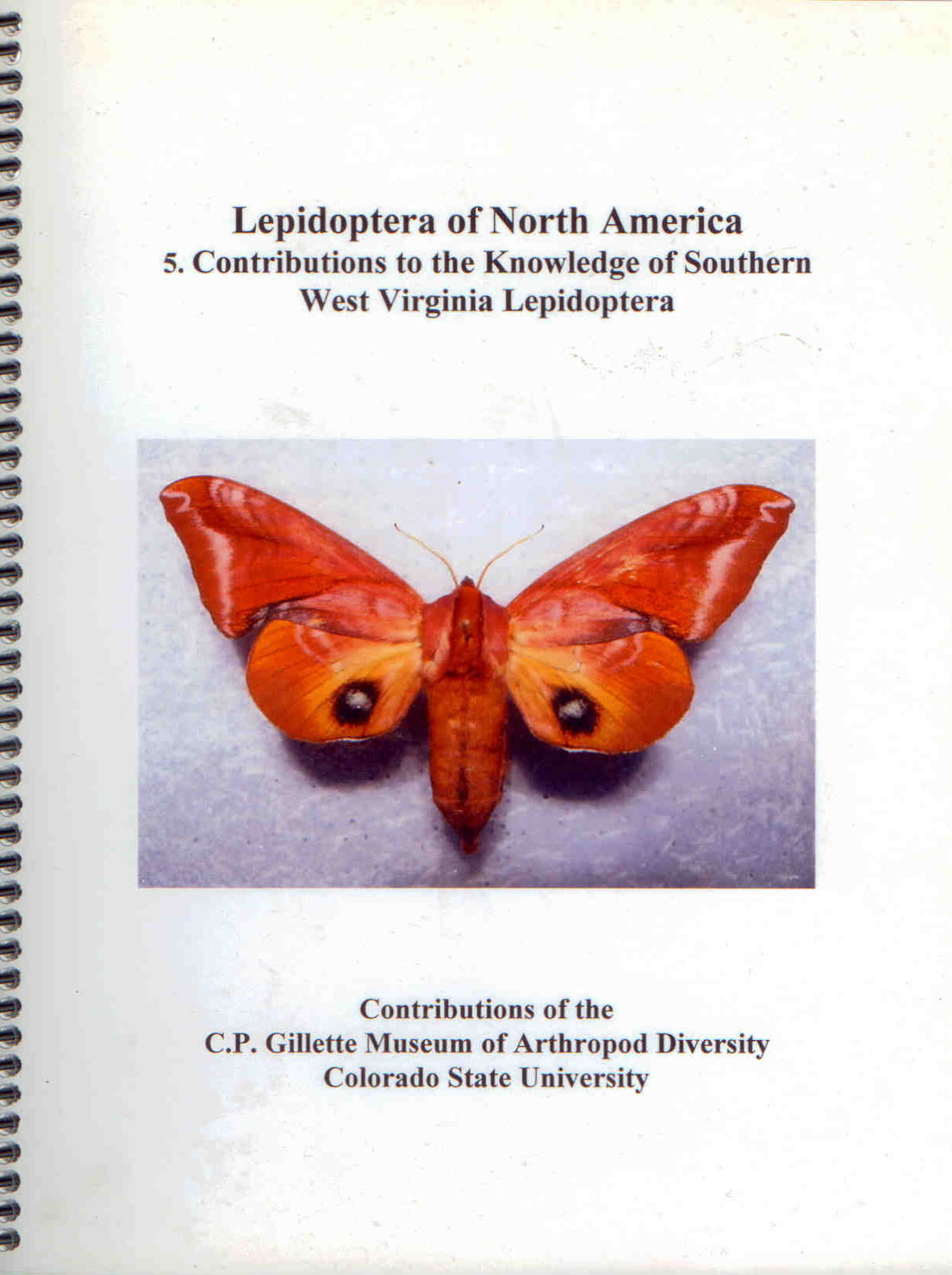 Albu, V.; Metzler, E. - Lepidoptera of North America 5. Contributions to the knowledge of southern West Virginia Lepidoptera
