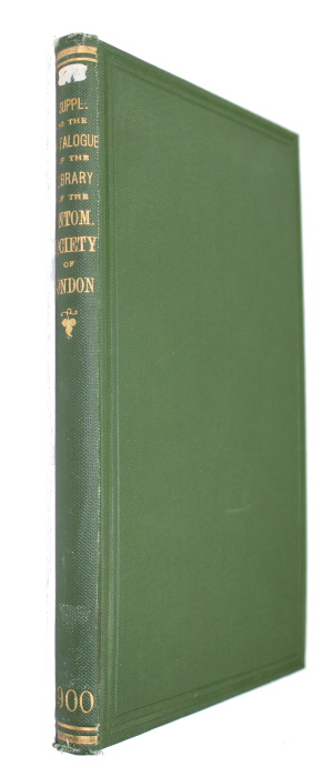 Champion, G.C. (Ed.) - Supplementary Catalogue of the Library of the Entomological Society of London