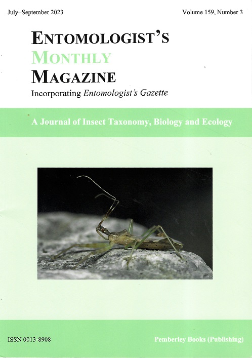 The Entomologists Monthly Magazine