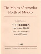 The Moths of America North of Mexico 25.1: Noctuidae: Plusiinae