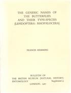 The Generic Names of the Butterflies and their Type-species (Lepidoptera: Rhopalocera)