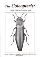 Scarcer Coleoptera in Hampshire and the Isle of Wight