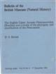 The English Upper Jurassic Plesiosauriodea (Reptilia) and a review of the phylogeny and classification of the Plesiosauria