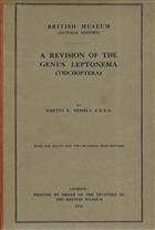 A Revision of the Genus Leptonema (Trichoptera)