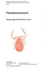 Pseudoscorpions (Synopses of the British Fauna 40)