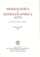 Mineralogica et Petrographica Acta vol. 26