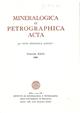 Mineralogica et Petrographica Acta vol. 26