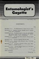 Entomologist's Gazette. Vol. 14, Parts 1-4 (1963)