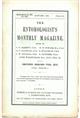 Entomologist's Monthly Magazine Vol. 37 (1901)