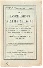 Entomologist's Monthly Magazine Vol. 38 (1902)