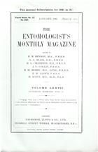 Entomologist's Monthly Magazine Vol. 77 (1941)