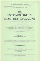 Entomologist's Monthly Magazine Vol. 100 (1964)