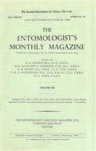 Entomologist's Monthly Magazine Vol. 102 (1966)