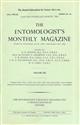 Entomologist's Monthly Magazine Vol. 102 (1966)