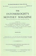 Entomologist's Monthly Magazine Vol. 103 (1967)