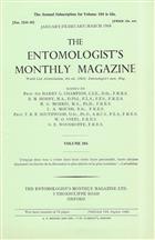 Entomologist's Monthly Magazine Vol. 104 (1968)