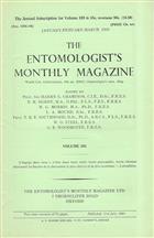 Entomologist's Monthly Magazine Vol. 105 (1969)