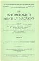 Entomologist's Monthly Magazine Vol. 105 (1969)