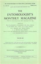 Entomologist's Monthly Magazine Vol. 108 (1972)