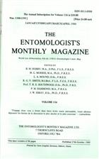 Entomologist's Monthly Magazine Vol. 116 (1980)