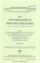 Entomologist's Monthly Magazine Vol. 136 (2000)