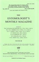 Entomologist's Monthly Magazine Vol. 140 (2004)
