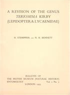 A Revision of the genus Teriomima Kirby (Lepidoptera: Lycaenidae)