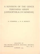 A Revision of the genus Teriomima Kirby (Lepidoptera: Lycaenidae)